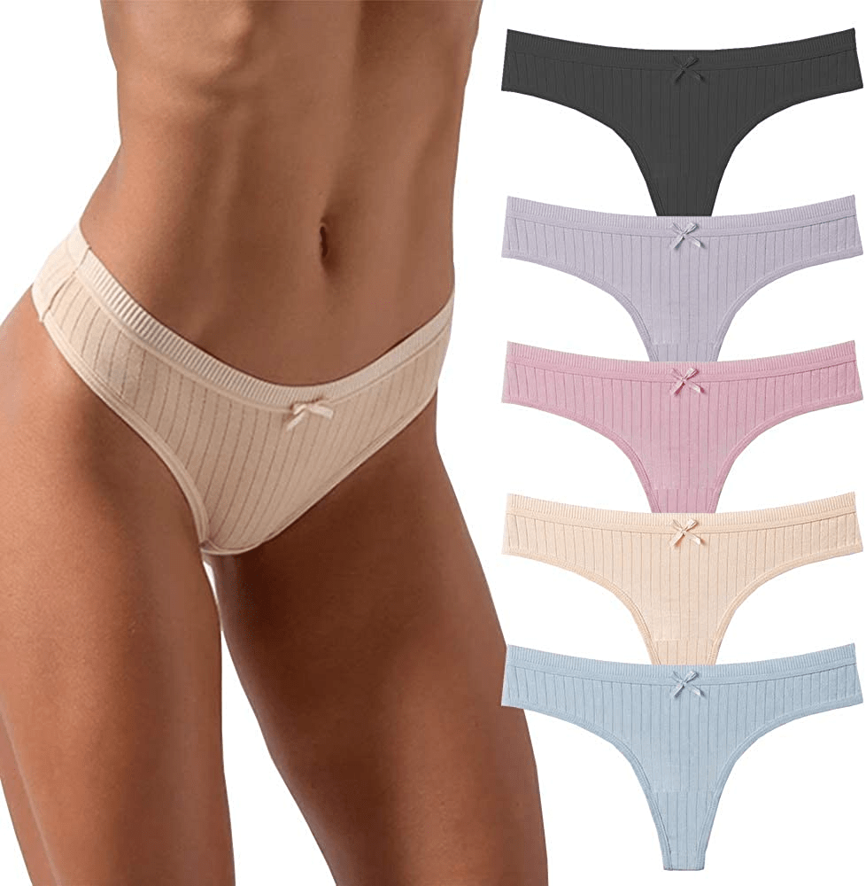 Women’S Seamless Underwears Panties Sexy Lace Hipster Bikini Thong Briefs Panty Underwear for Women Apparel & Accessories > Clothing > Underwear & Socks > Underwear Generic 5 Pack – Cotton Thong Large 