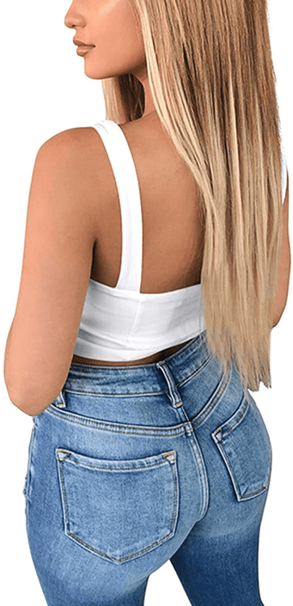 Women'S Sexy Push up Bustiers Corsets Crop Tops Strapless Slim Tank Top Bodice Y2K E-Girl Clubwear Party Outwear Apparel & Accessories > Clothing > Underwear & Socks > Lingerie REDWOON   
