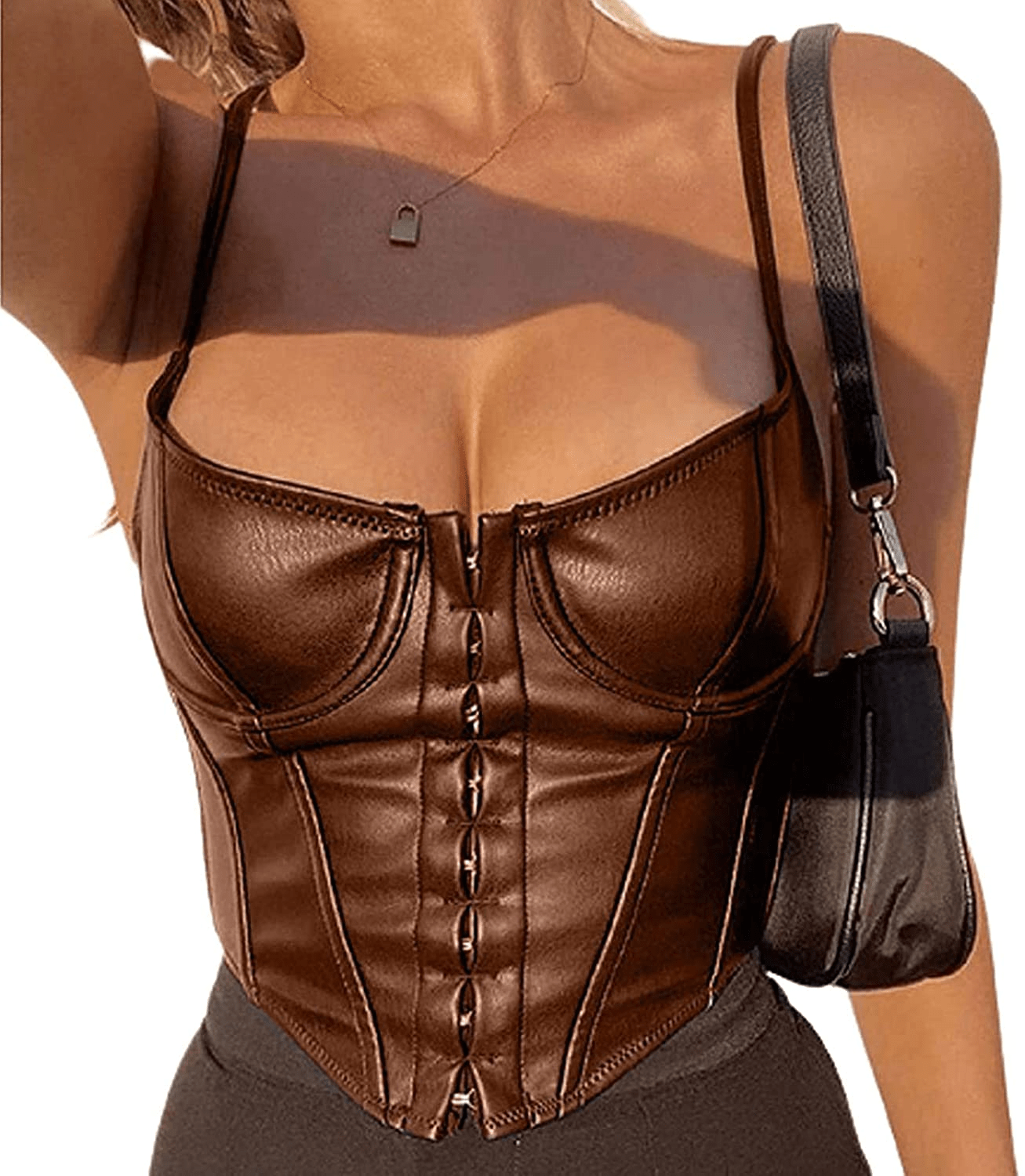 Women'S Sexy Push up Bustiers Corsets Crop Tops Strapless Slim Tank Top Bodice Y2K E-Girl Clubwear Party Outwear Apparel & Accessories > Clothing > Underwear & Socks > Lingerie REDWOON   