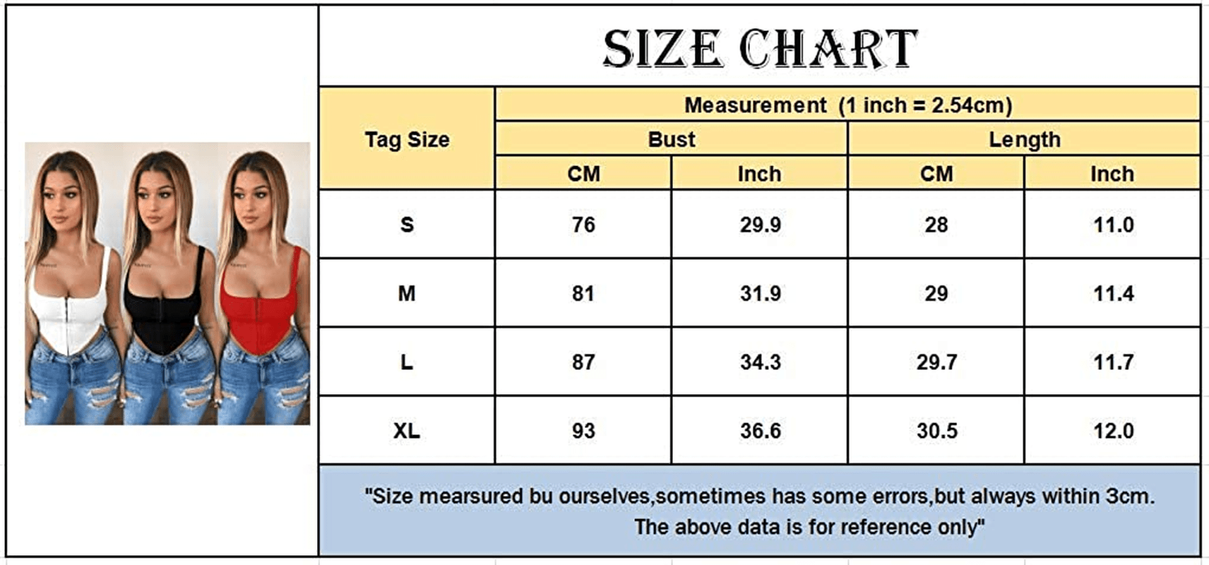 Women'S Sexy Push up Bustiers Corsets Crop Tops Strapless Slim Tank Top Bodice Y2K E-Girl Clubwear Party Outwear Apparel & Accessories > Clothing > Underwear & Socks > Lingerie REDWOON   