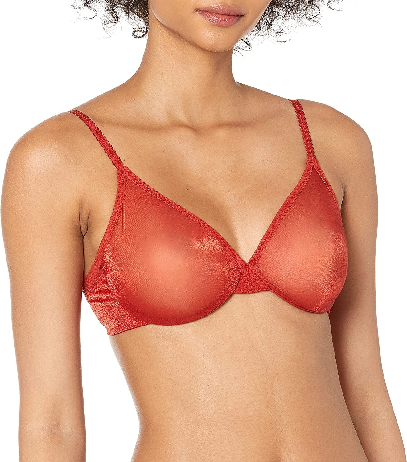 Women'S Sheer Molded Bra Cayenne / 38G