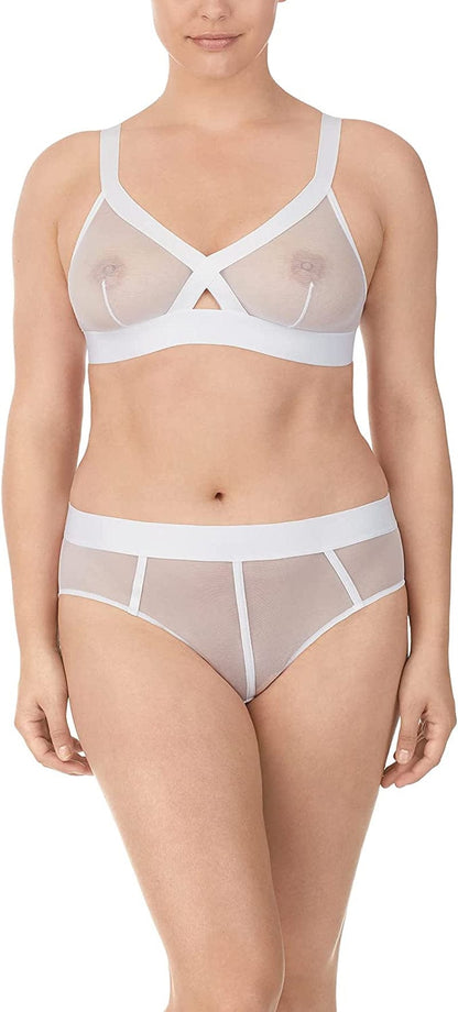 Women'S Sheers Wirefree Softcup Bralette Bra