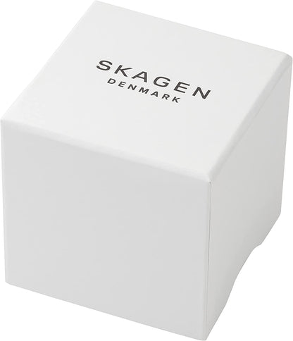 Women'S Signatur Quartz Analog Stainless Steel and Leather Watch, Color: Blue/Rose Gold (Model: SKW2838)