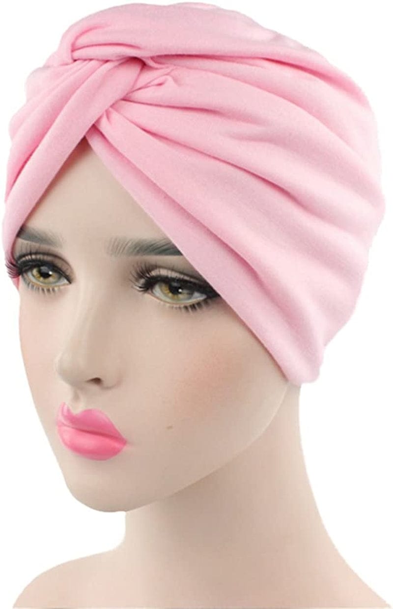 Women'S Sleep Soft Turban Pre Tied Cotton India Chemo Cap Beanie Turban Headwear Apparel & Accessories > Clothing Accessories > Headwear Hcimooy   