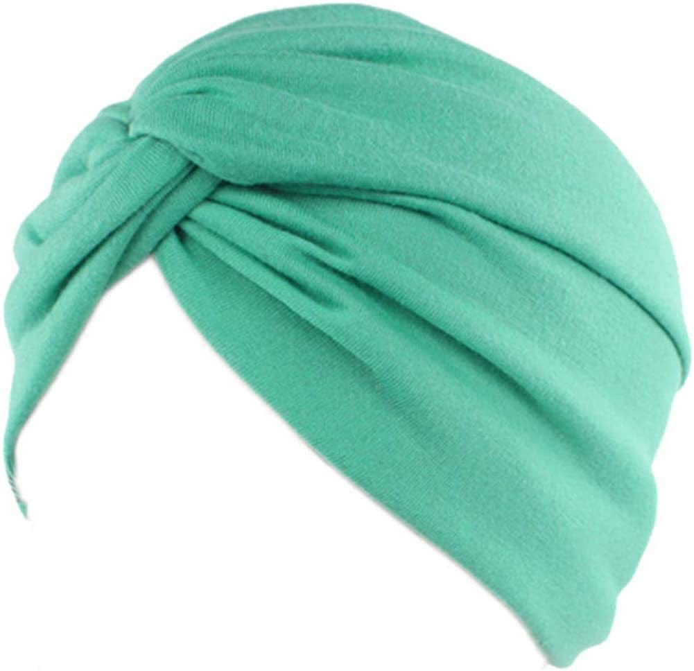 Women'S Sleep Soft Turban Pre Tied Cotton India Chemo Cap Beanie Turban Headwear Apparel & Accessories > Clothing Accessories > Headwear Hcimooy   
