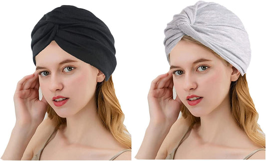 Women'S Sleep Soft Turban Pre Tied Cotton India Chemo Cap Beanie Turban Headwear Apparel & Accessories > Clothing Accessories > Headwear Hcimooy   