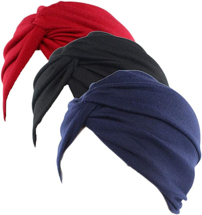 Women'S Sleep Soft Turban Pre Tied Cotton India Chemo Cap Beanie Turban Headwear Apparel & Accessories > Clothing Accessories > Headwear Hcimooy   