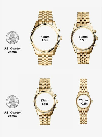 Women'S Slim Runway Three-Hand Stainless Steel Quartz Watch