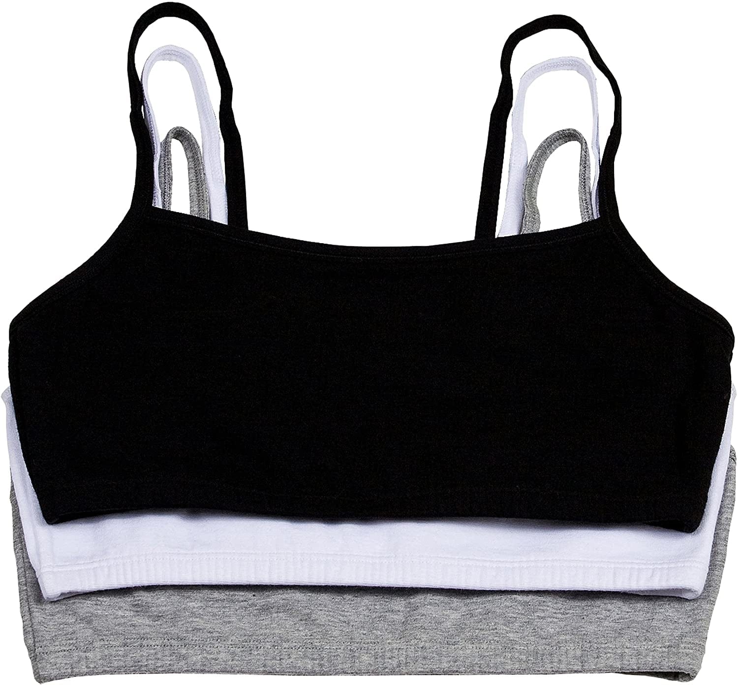 Women'S Spaghetti Strap Cotton Pullover Sports Bra