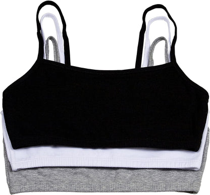 Women'S Spaghetti Strap Cotton Pullover Sports Bra