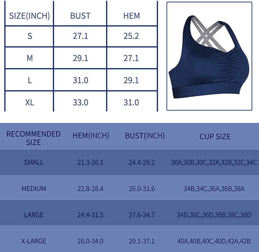 Women'S Sports Bra Longline Seamless Padded Light Support Workout Shirts Bra Yoga Tank Top