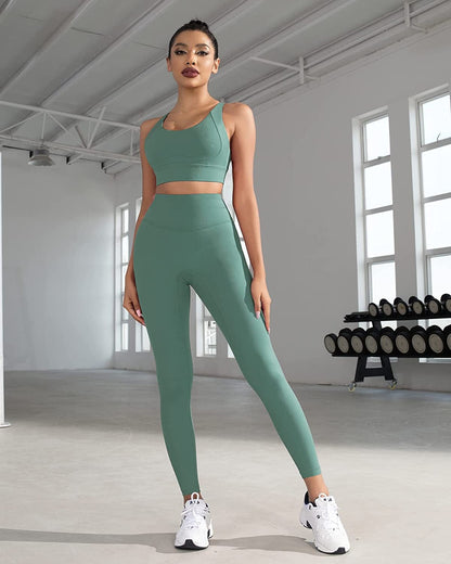 Women'S Sports Bra Padded Workout Shirts Shock-Absorbing Bra Yoga Tank Top Fitness Bra
