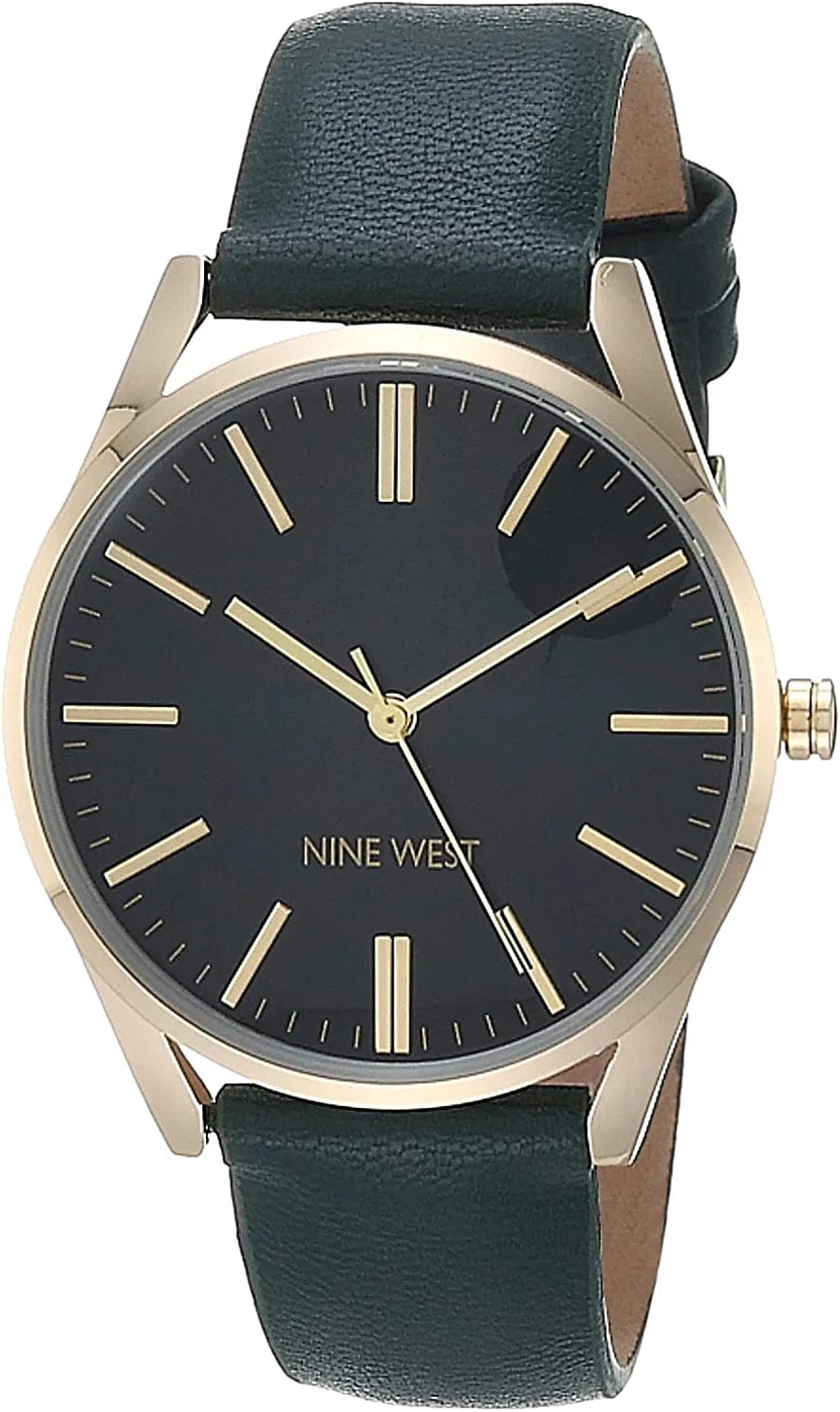 Women'S Strap Watch Green/Gold