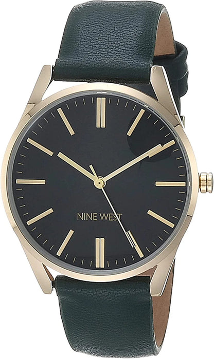 Women'S Strap Watch Green/Gold