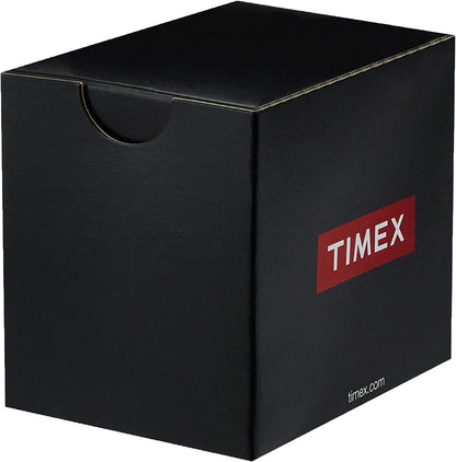 Women'S Stretch Bangle Crisscross 25Mm Watch Two-Tone/Black