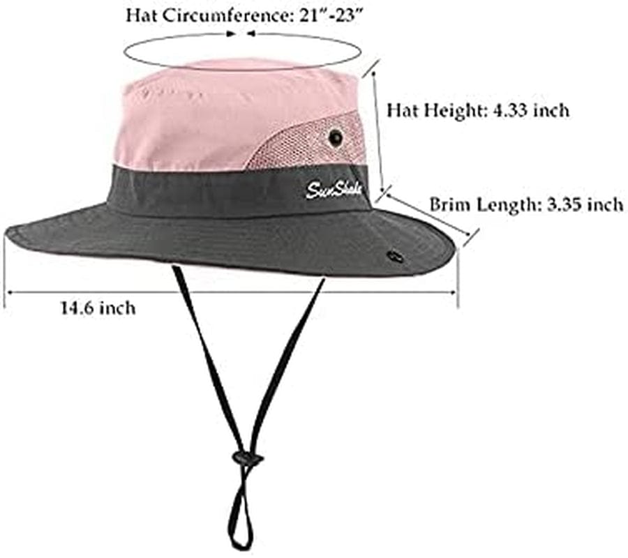 Women'S Summer Sun-Hat Ponytail - Uv-Protection Mesh Wide Brim Foldable Hat with Ponytail Hole Apparel & Accessories > Clothing Accessories > Hats Pogah   