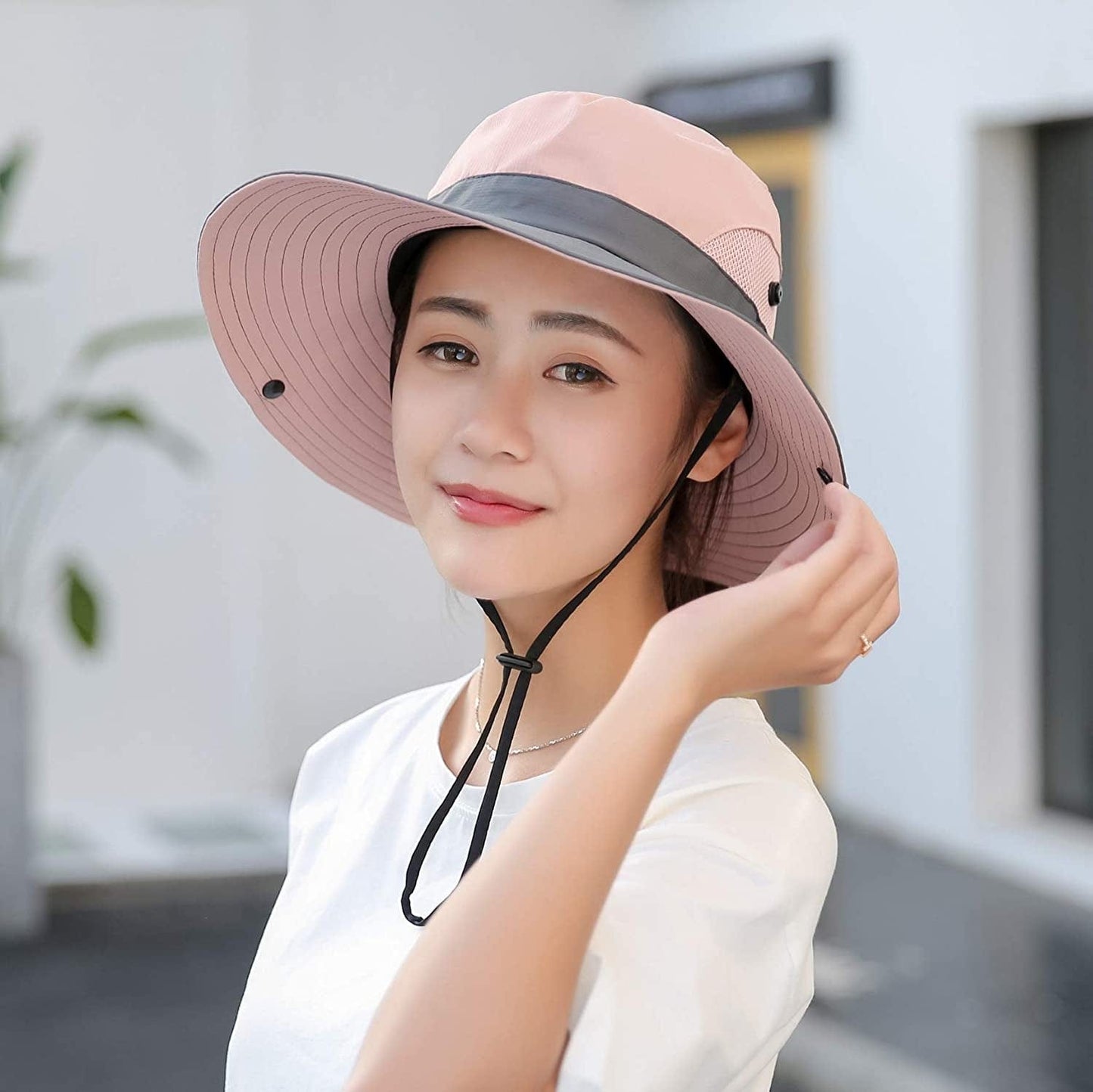 Women'S Summer Sun-Hat Ponytail - Uv-Protection Mesh Wide Brim Foldable Hat with Ponytail Hole Apparel & Accessories > Clothing Accessories > Hats Pogah   