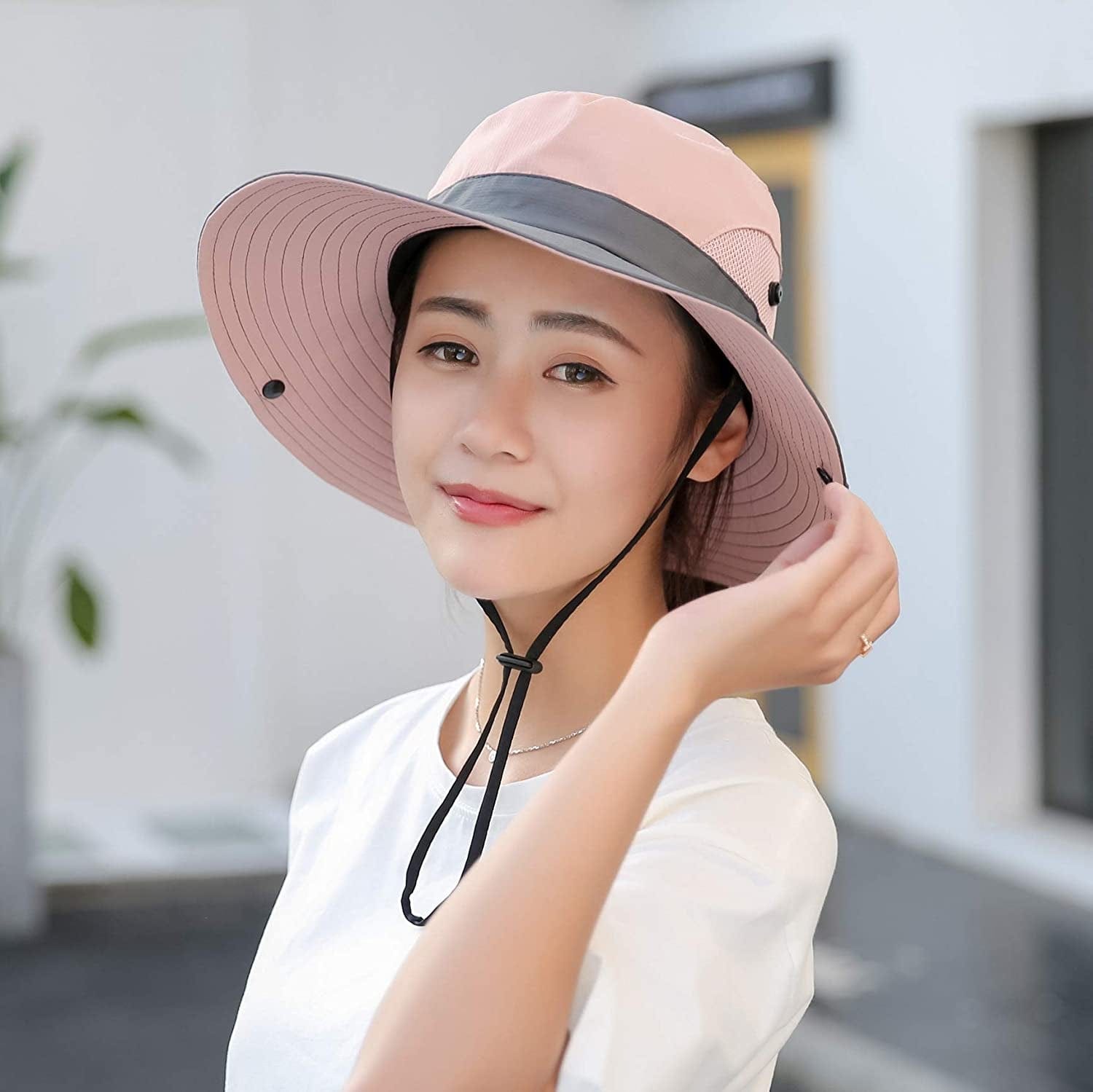 Women'S Summer Sun-Hat Ponytail - Uv-Protection Mesh Wide Brim Foldable Hat with Ponytail Hole Apparel & Accessories > Clothing Accessories > Hats Pogah   