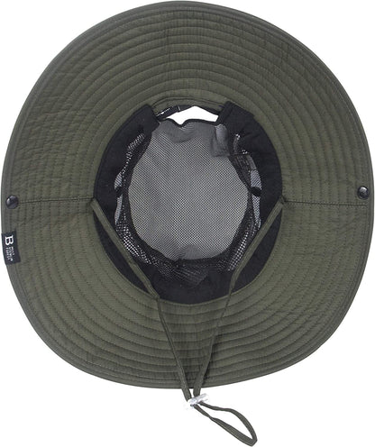 Women'S Summer Sun Outdoor UV Protection Foldable Mesh Wide Brim Beach Fishing Bucket Hat Apparel & Accessories > Clothing Accessories > Hats Muryobao   