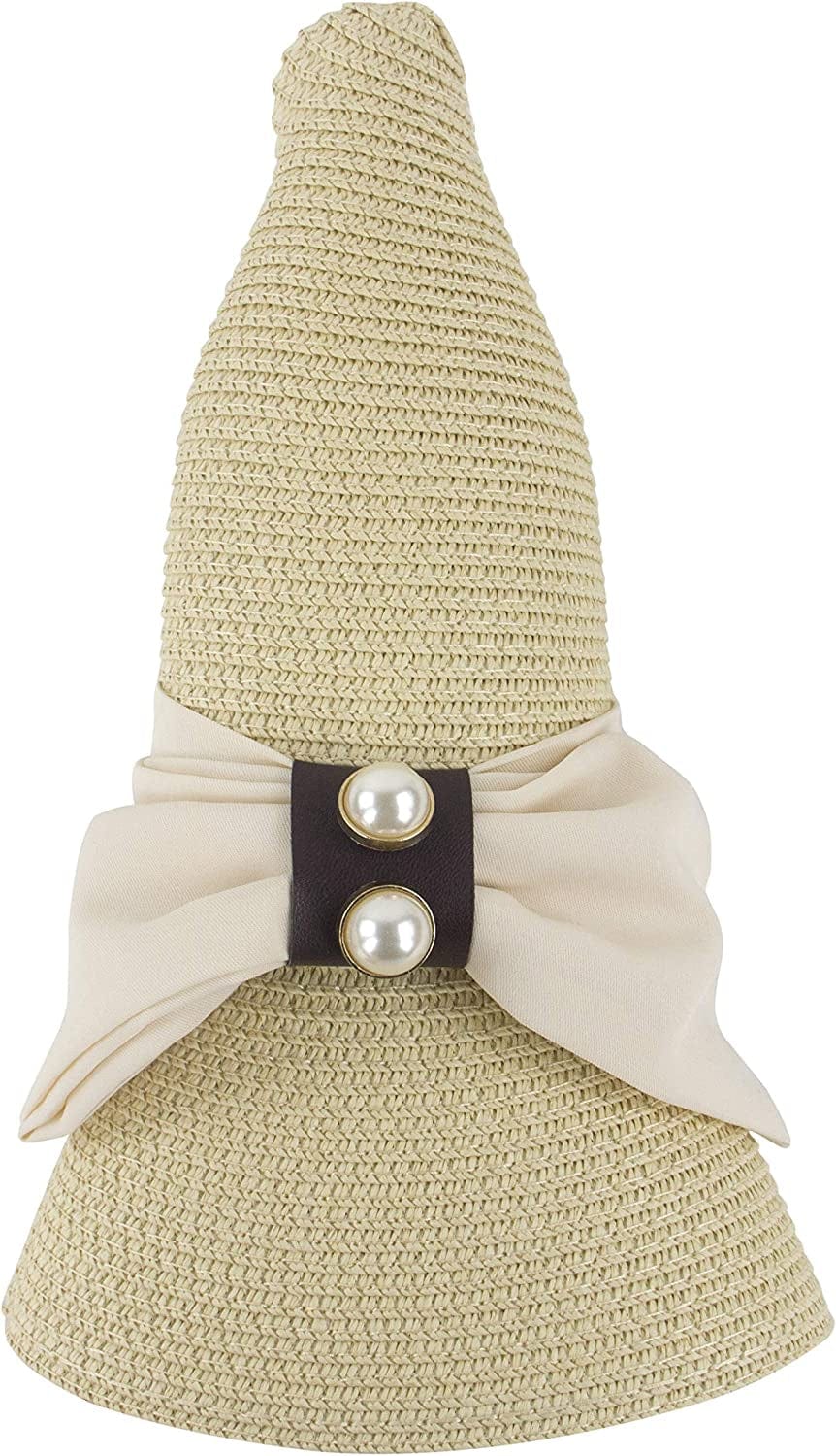 Women'S Sun Hat Wide Brim Foldable Straw Hats Summer Travel Beach Cap Apparel & Accessories > Clothing Accessories > Hats Muryobao   