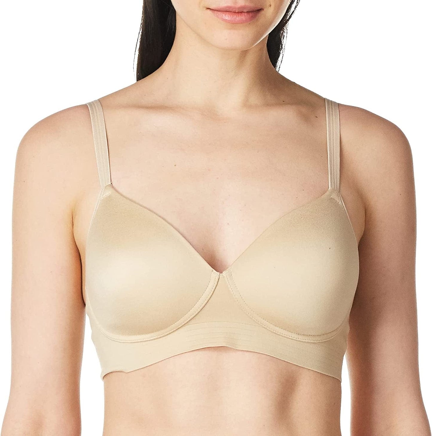 Women'S T-Shirt Soft Push-Up Underwire Bra DHHU37 Nude / 34C