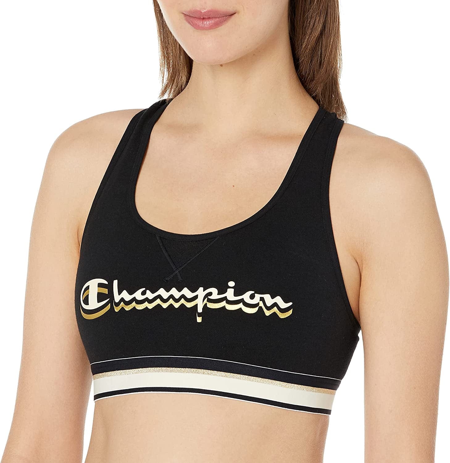 Women'S the Authentic Sports Bra Black/Natural-nt-586984 / Medium