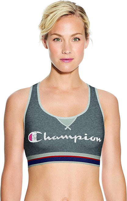 Women'S the Authentic Sports Bra Granite Heather/Oxford Gray Hthr-549694 / Small
