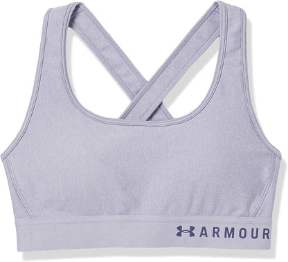Women'S Threadborne Heathered Sports Bra Purple Dusk Light Heather (555)/Blue Ink / X-Small