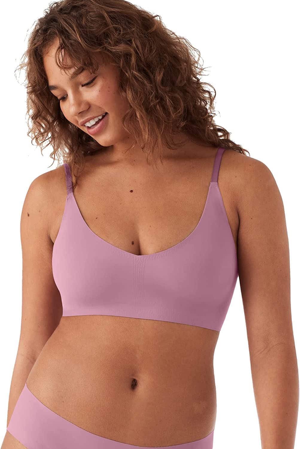 Women'S True Body Triangle Convertible Strap Bra Dusky Orchid / Standard Cup / XS (30C-D,32A-B)