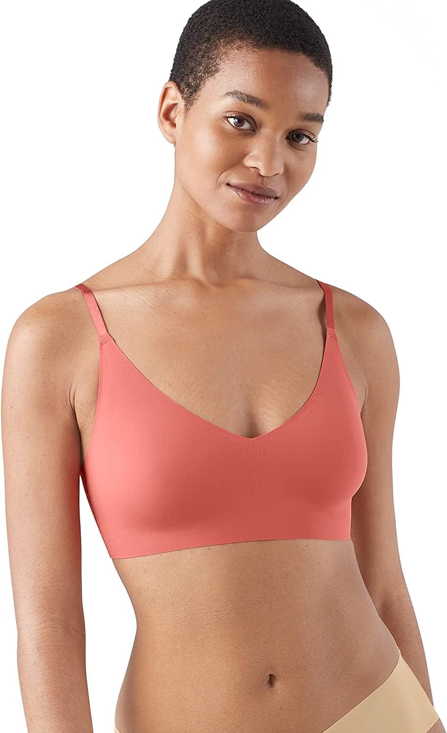 Women'S True Body Triangle Convertible Strap Bra Desert Rose / Standard Cup / L (36C-D,38A-B)