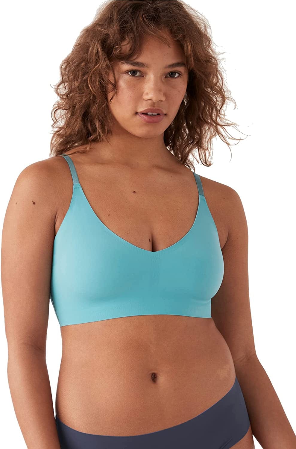 Women'S True Body Triangle Convertible Strap Bra Aqua / Standard Cup / XS (30C-D,32A-B)