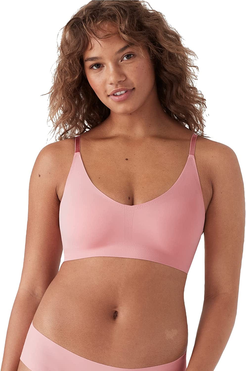 Women'S True Body Triangle Convertible Strap Bra Rose / Standard Cup / XL (38C-D,40A-B)