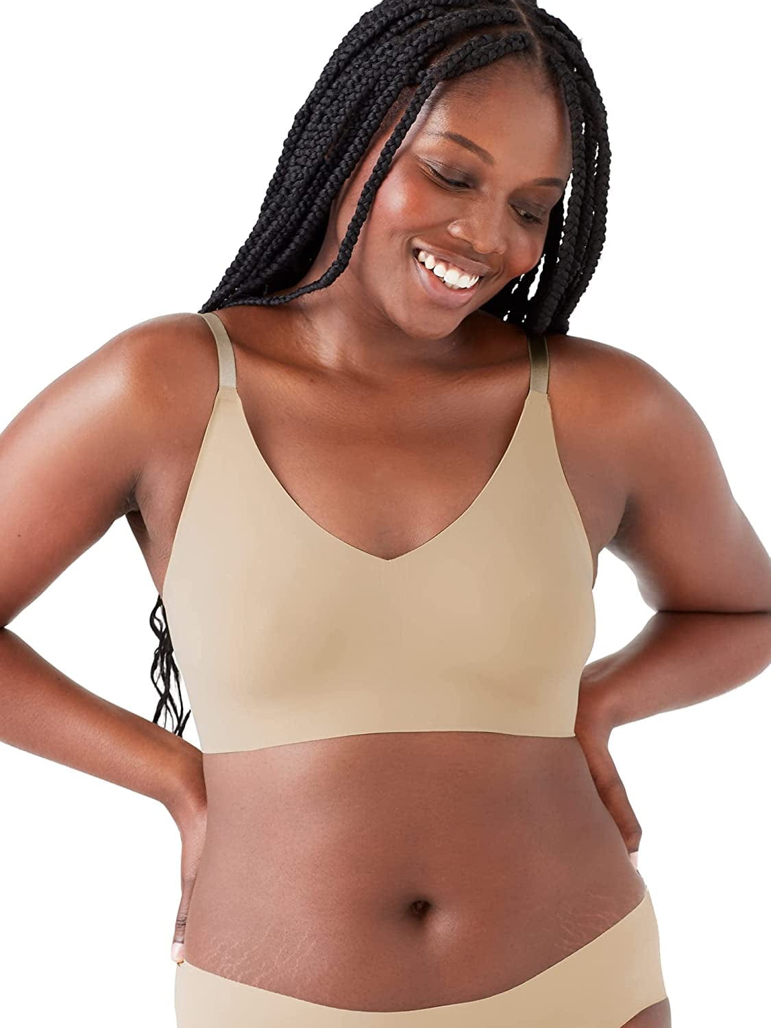 Women'S True Body Triangle Convertible Strap Bra Desert / Standard Cup / XL (38C-D,40A-B)