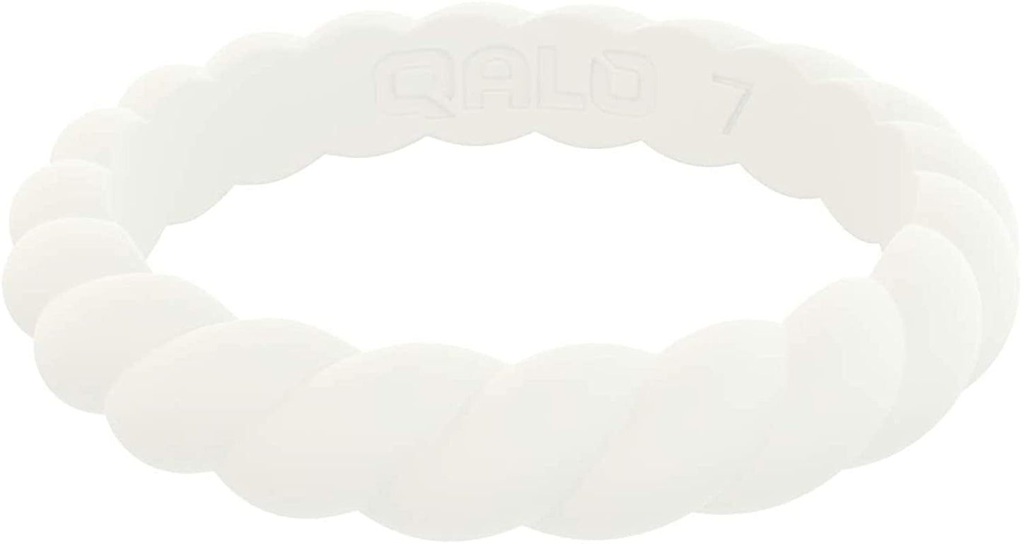 Women'S Twist Stackable Silicone Ring Collection