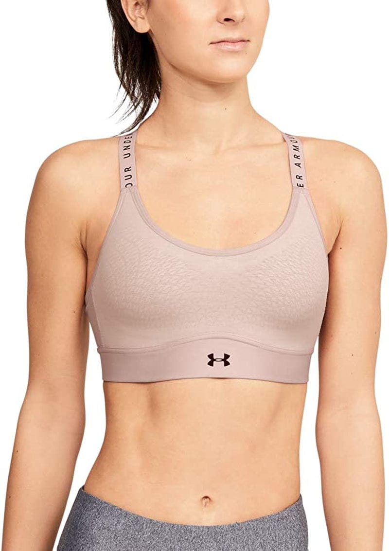 Women'S UA Infinity Mid Sports Bra Dash Pink (667)/Black / Large