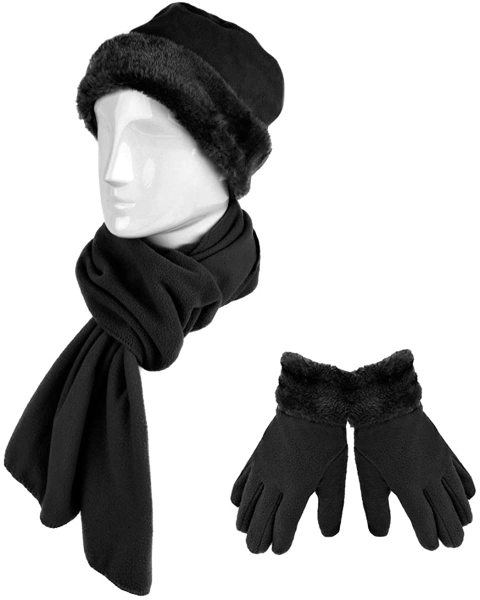 Women's Warm Fleece Winter - Women's Hat and Glove Set + Hats Gloves Scarves for Women Arts & Entertainment > Party & Celebration > Gift Giving boxed-gifts   