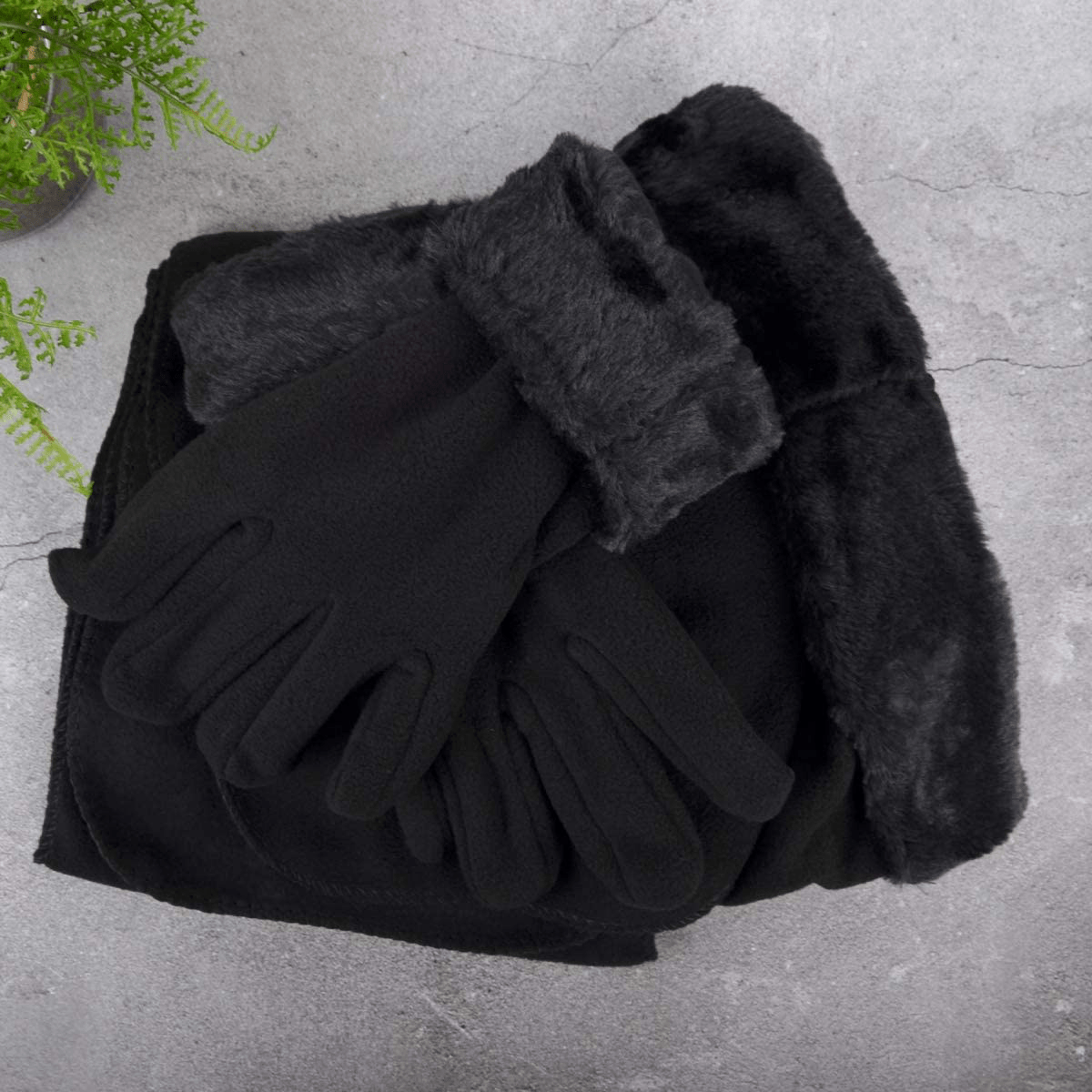 Women's Warm Fleece Winter - Women's Hat and Glove Set + Hats Gloves Scarves for Women Arts & Entertainment > Party & Celebration > Gift Giving boxed-gifts   
