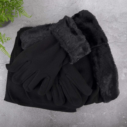 Women's Warm Fleece Winter - Women's Hat and Glove Set + Hats Gloves Scarves for Women Arts & Entertainment > Party & Celebration > Gift Giving boxed-gifts   