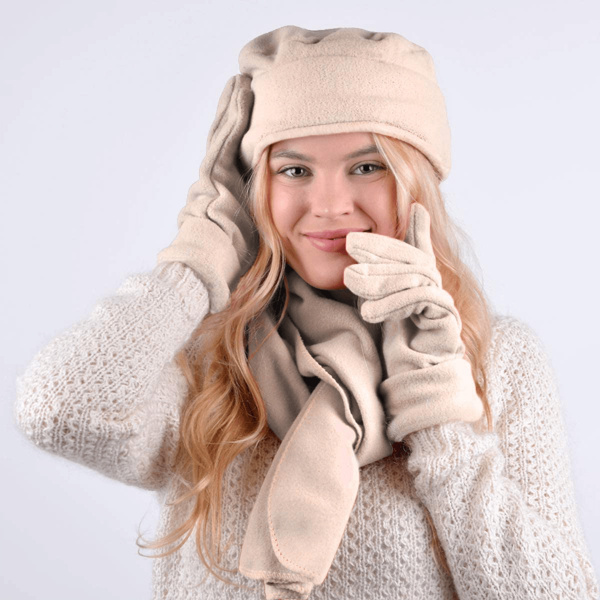 Women's Warm Fleece Winter - Women's Hat and Glove Set + Hats Gloves Scarves for Women Arts & Entertainment > Party & Celebration > Gift Giving boxed-gifts   