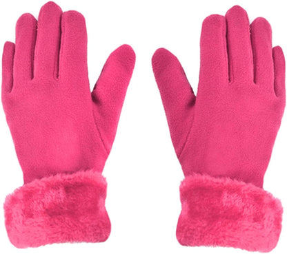 Women'S Warm Fleece Winter - Women'S Hat and Glove Set + Hats Gloves Scarves for Women Apparel & Accessories > Clothing Accessories > Gloves & Mittens boxed-gifts   