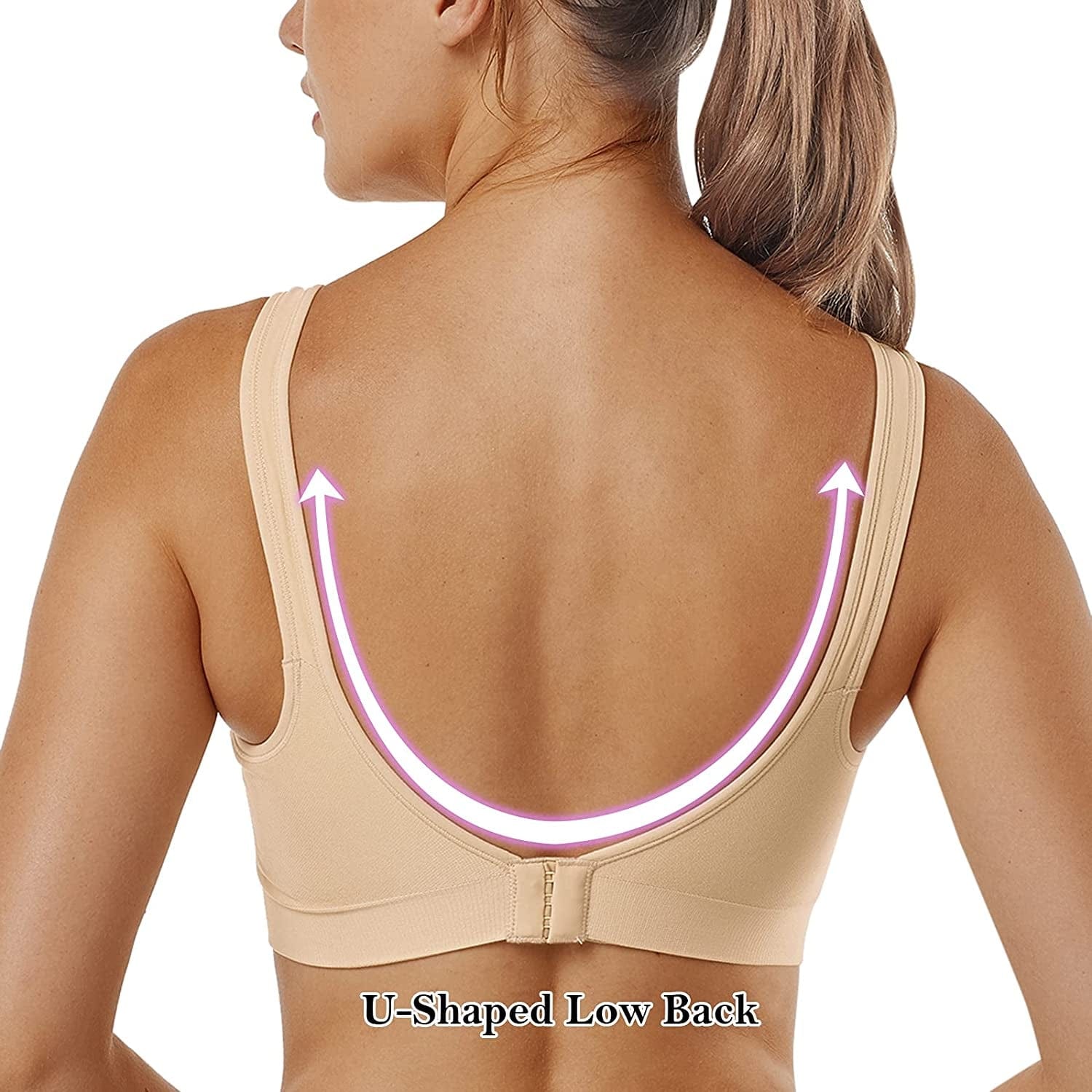 Women'S Wirefree Bras Seamless Full Coverage plus Size Sports Bra for Sleeping Yoga Workout Everyday Wear Bralette