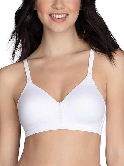 Women’S Wireless beyond Comfort Bra with Seamless Back (34B-44DD) Average Figure - White / Average Figure (34B-42D) / 40D