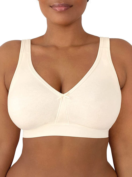 Women'S Wireless Cotton Bra Pristine / 38DDD