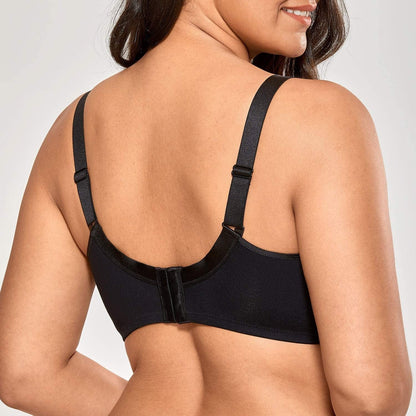 Women'S Wireless Full Coverage plus Size Non Padded Cotton Bra