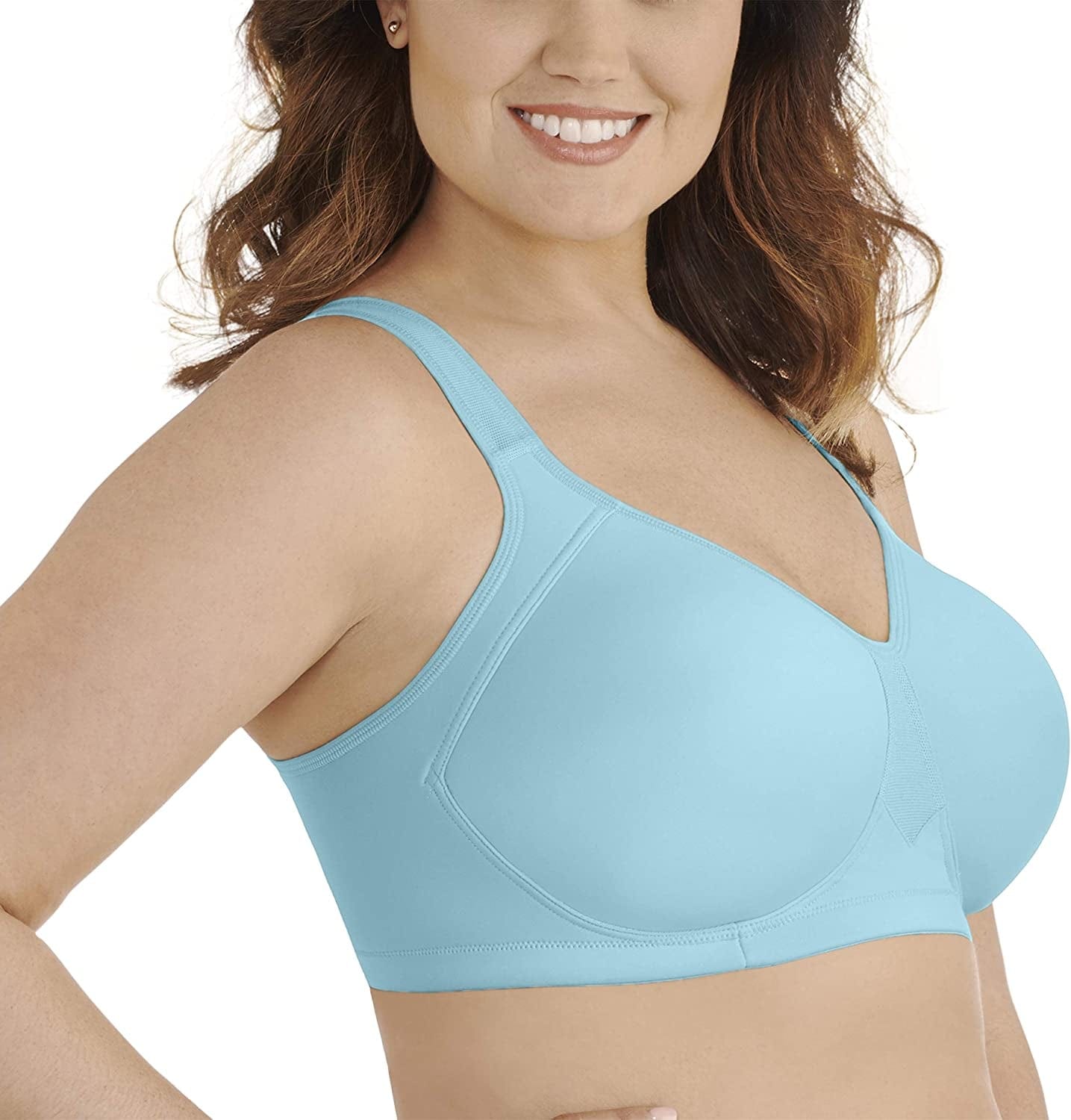 Women'S Wireless Medium Impact plus Size Padded Sports Bra (Retired Colors)