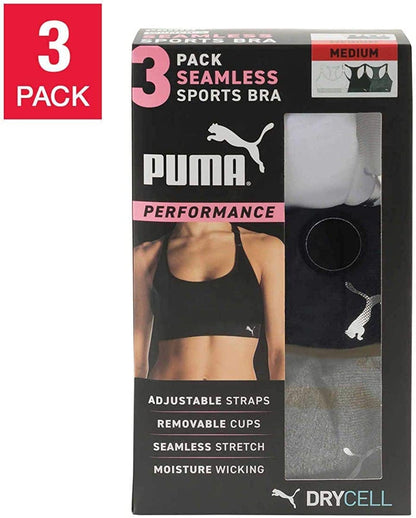 Women Sports Bra, 3-Pack