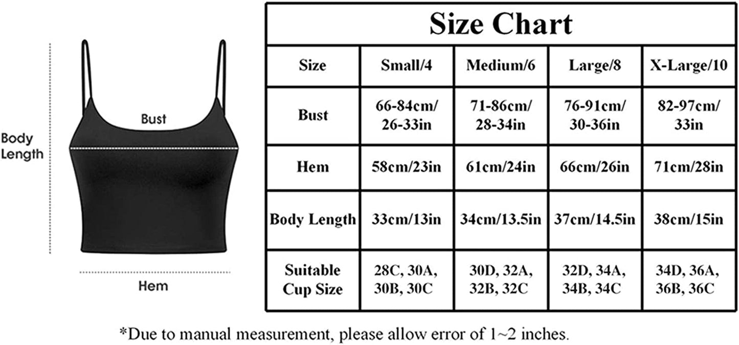Women Yoga Tank Tops Padded Sports Bra Workout Fitness Running Crop Top