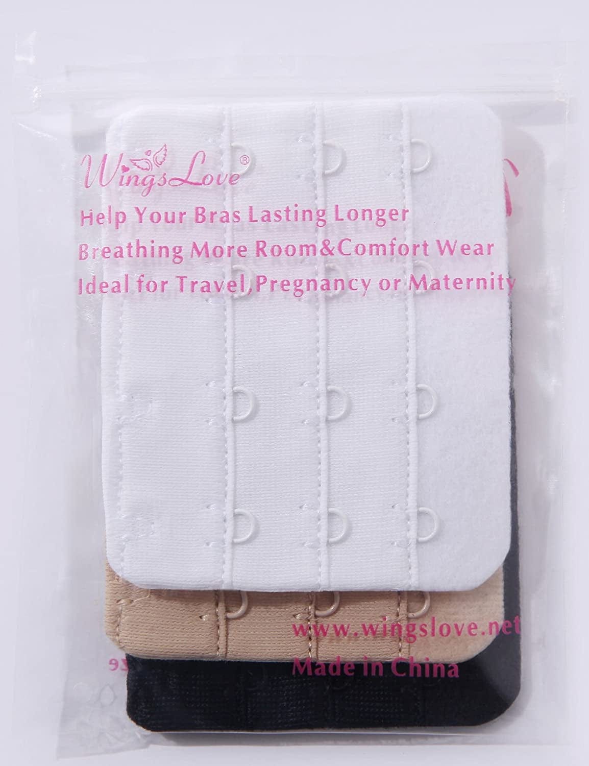 Womens Bra Extender Bra Band Breathing Room 3Pcs-Pack Multi-Size