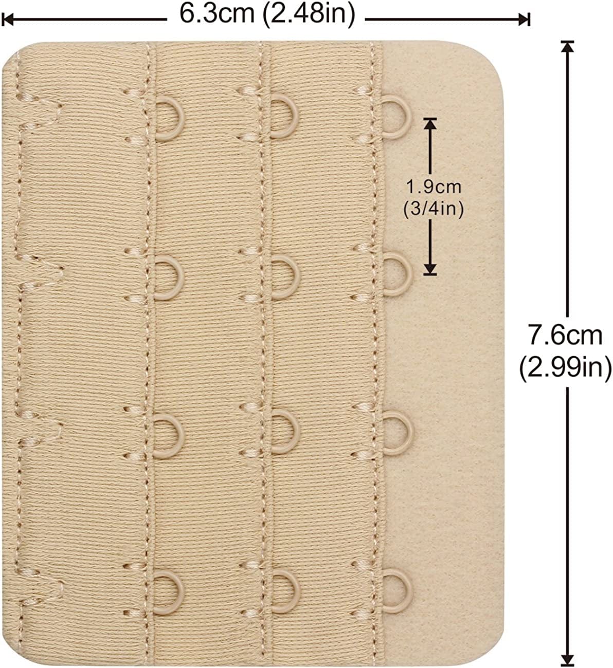 Womens Bra Extender Bra Band Breathing Room 3Pcs-Pack Multi-Size