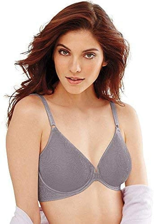 Womens Comfort Revolution Front Close Underwire Bra(3P66) Warm Steel / 38C